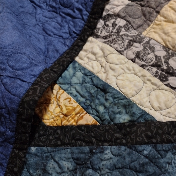 Music City Nashville TN Quilted Blanket custom unique twin /Lap 70×50 - Picture 13 of 13